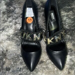 DKNY black heels